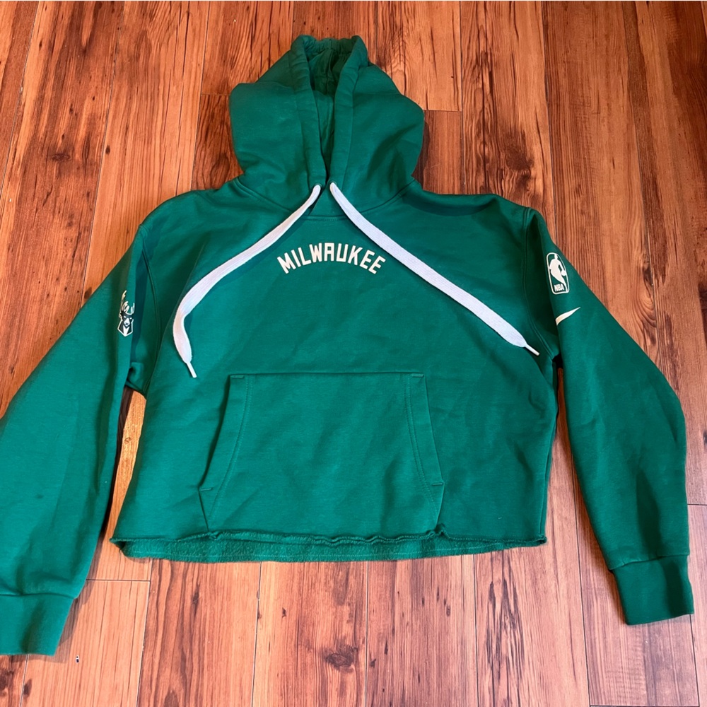 Nike  Green Pullover Hoodie Sweatshirt Small